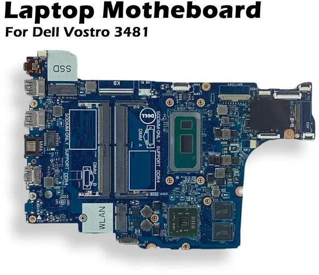 Alt view image 2 of 7 - Dell Vostro 3481 3583 I5-8265U Laptop Motherboard LA-G711P 0XC07X XC07X