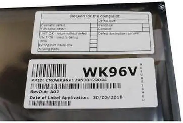 Alt view image 4 of 4 - WCFPY - FHD LCD Display Assembly 15.6" Bezel WK96V for Dell Inspiron 15 7560