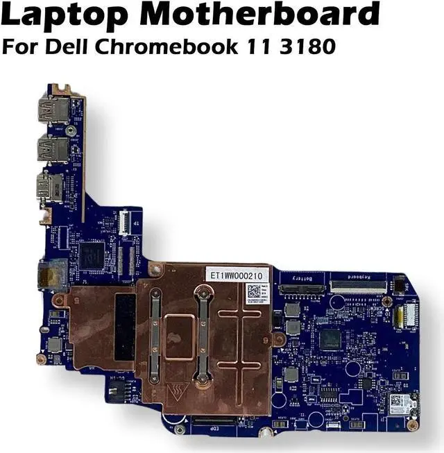 Alt view image 2 of 7 - Dell Chromebook 11 3180 Motherboard System Board Intel Celeron 1.6GHz CPU JMNGV