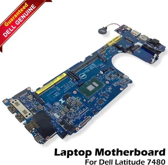 Main image of Genuine Dell OEM Latitude 7480 Motherboard with i7 2.8GHz Thunderbolt 3 F48ND