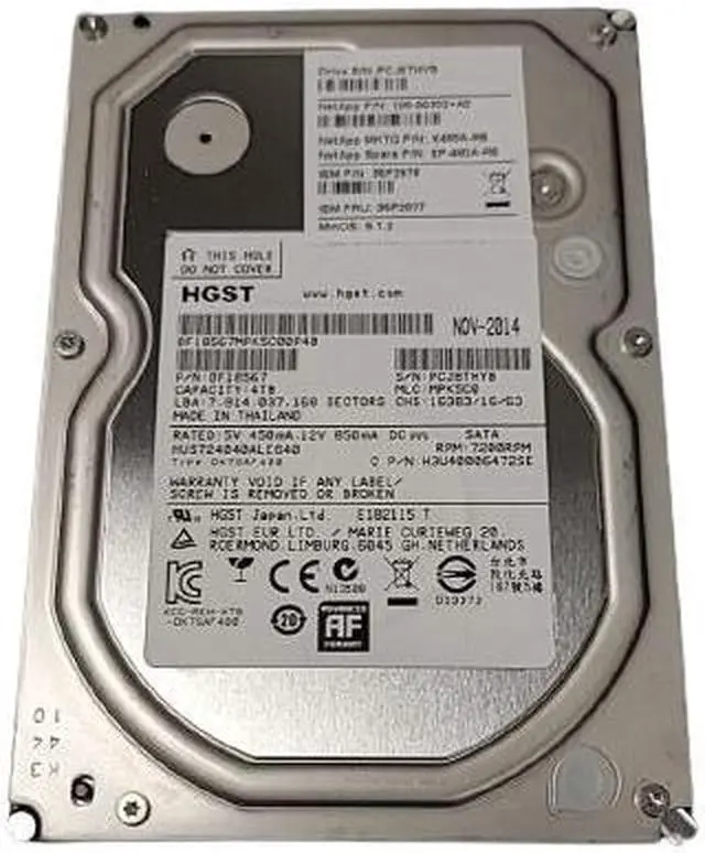 Main image of Netapp X480A-R6 4TB 7.2K (4TBx1) 108-00302 DS4486 WITHOUT TRAYS