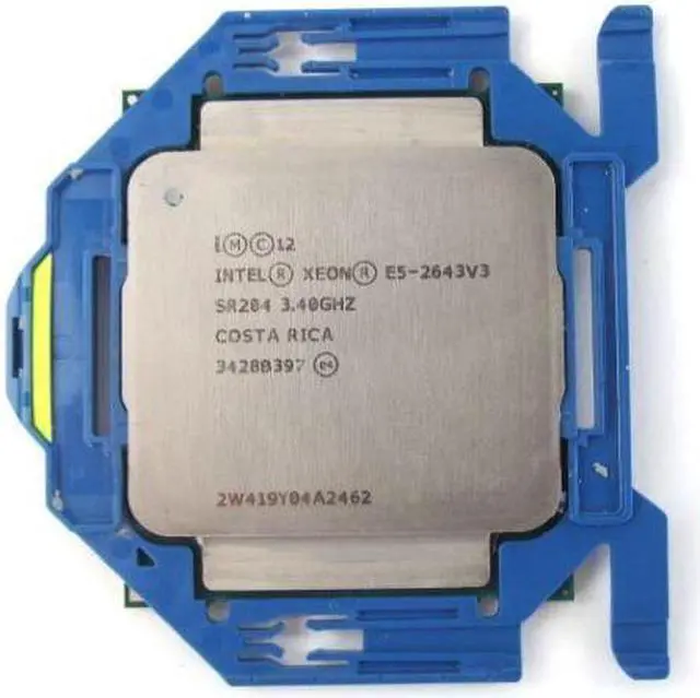 Alt view image 2 of 2 - Matching Pair Intel Xeon E5-2643 V3 SR204 6-Core 3.4GHz 20MB LGA Processor