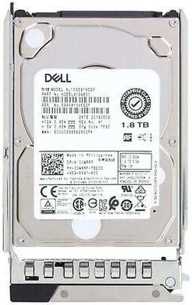 Alt view image 5 of 5 - (NOT FOR HOME PC!) Dell 1.8TB 10K 12Gbps SAS 2.5 HDD 512e (ME4) (0WRRF-COL-OSTK)