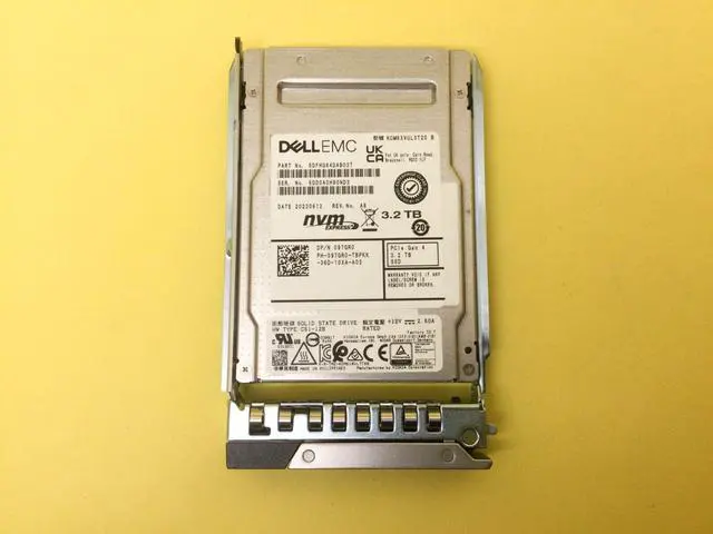 Alt view image 2 of 3 - 97GR0 Dell 3.2TB PCIe Gen4 NVMe Mix Use 2.5'' SSD 097GR0 KCM6XVUL3T20 NEW