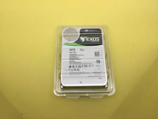 Alt view image 2 of 3 - Seagate Exos X20 20TB 7.2K SATA 6Gb/s 256MB 3.5in Internal HDD ST20000NM007D - OEM