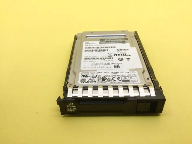 Alt view image 2 of 3 - P40493-B21 HPE 1.6TB NVME GEN4 HP MIXED USE SFF BC U.3 CM6 SSD P41518-001