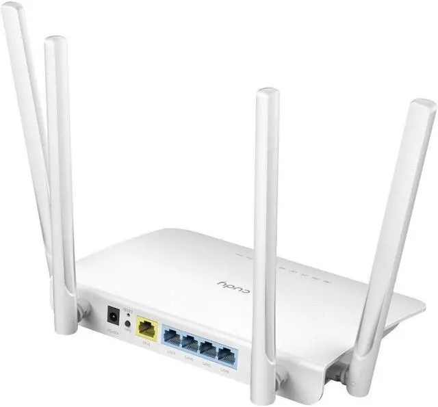 Alt view image 3 of 6 - Cudy AC1200 Wireless Dual Band Gigabit Smart Wi-Fi Router | WR1300