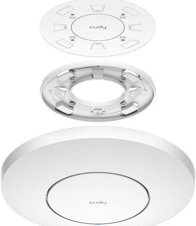 Alt view image 4 of 7 - Cudy AX3000 2.5G Wireless Dual Band Ceiling Mount WiFi 6 Access Point | AP3000_P