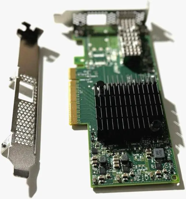 Alt view image 3 of 4 - BOTH BRACKET CX4111A MELLANOX CONNECTX-4 LX SFP28 25GBE PCI-E NETWORK ADAPTER