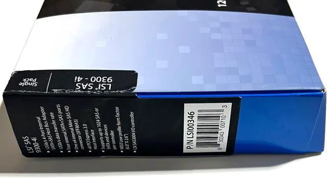 Alt view image 3 of 3 - (NOT FOR HOME PC!) LSI SAS 9300-4i SGL 12GB/S PCI-E SATA + SAS HBA CARD H5-25473-00 LSI00346