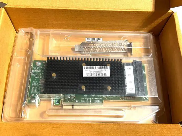 Alt view image 3 of 3 - 9400-16i LSI 16 Port AS SATA HBA CARD 12 Gbps PCIe NVME Tri-Mode HDD Controller