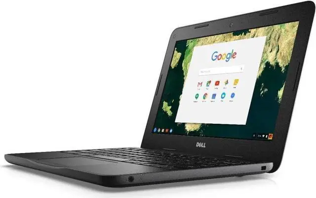 Alt view image 2 of 7 - Dell Chromebook 3180 Touchscreen Laptop 11.6" (Celeron N3060 4GB Ram 32GB SSD)