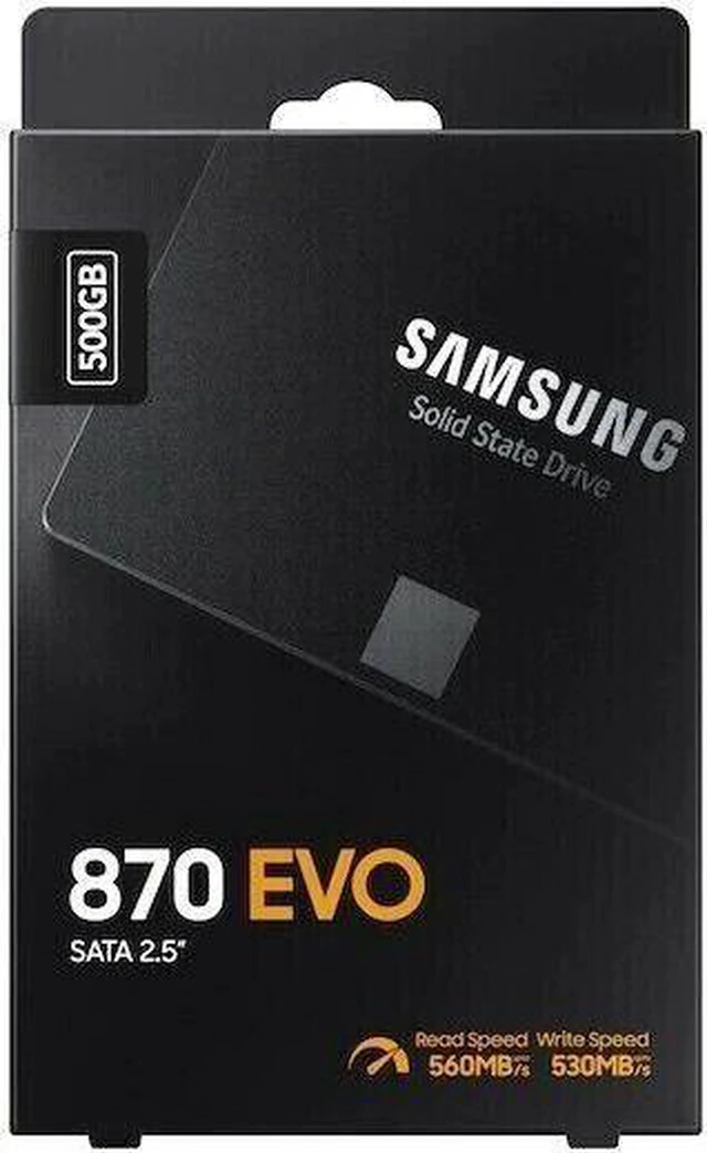 Alt view image 5 of 6 - Samsung 870 EVO SATA 2.5" 500 GB Internal Solid State Drive SSD - OEM
