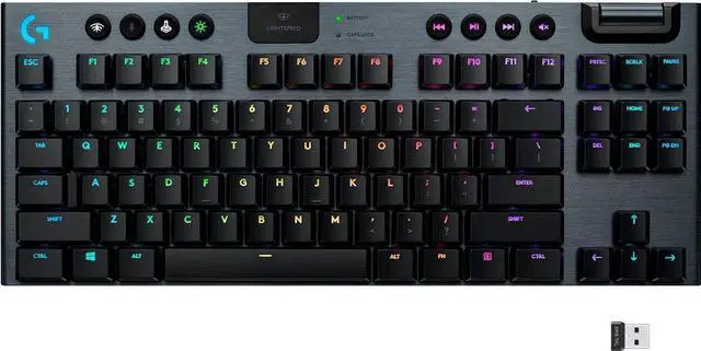 Main image of Logitech G915 LIGHTSPEED TKL Wireless Mechanical Clicky Switch Gaming Keyboard