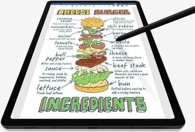 Alt view image 6 of 6 - Samsung Galaxy Tab S9+ 12.4", 256GB, Graphite (Wi-Fi) - OEM