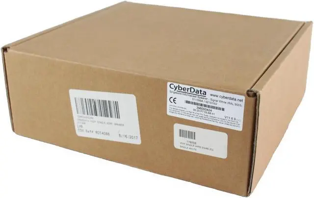 Alt view image 2 of 4 - CyberData VoIP Singlewire Informacast Speaker - Signal White 011396 (Z3E2)