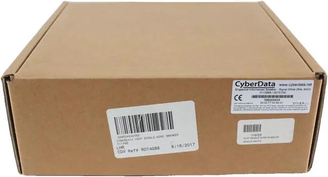 Alt view image 3 of 4 - CyberData VoIP Singlewire Informacast Speaker - Signal White 011396 (Z3E2)