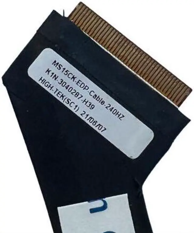 Alt view image 6 of 7 - For MS15CK LCD Screen Cable For MSI Delta 15 A5EFK 240HZ KIN-3040287-H39 US