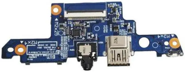 Alt view image 3 of 4 - 856808-001 USB PCBA Audio Power Button Board HP 15-aq267cl 15-aq273cl 15-aq292cl