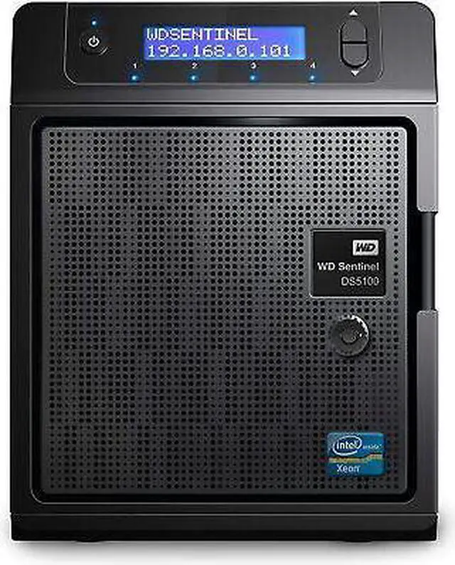 Main image of WD Sentinel DS5100 S-Series 8TB Network Attached Storage Server WDBYVE0080KBK