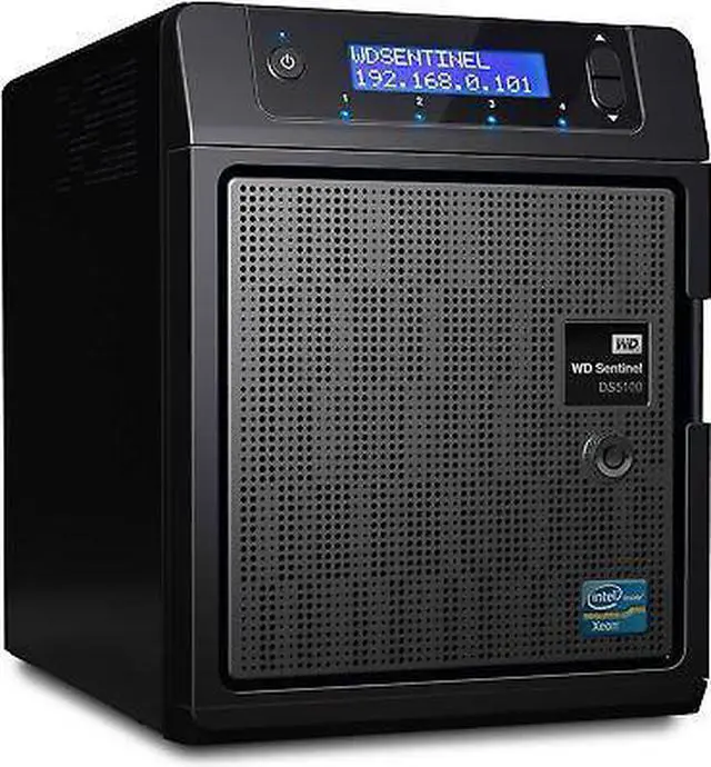Alt view image 2 of 4 - WD Sentinel DS5100 S-Series 8TB Network Attached Storage Server WDBYVE0080KBK