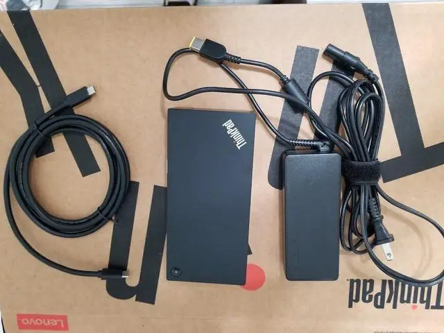 Main image of Lenovo Thinkpad USB-C Dock US - 40A90090US Docking Station 40A9 DK1633 - OEM