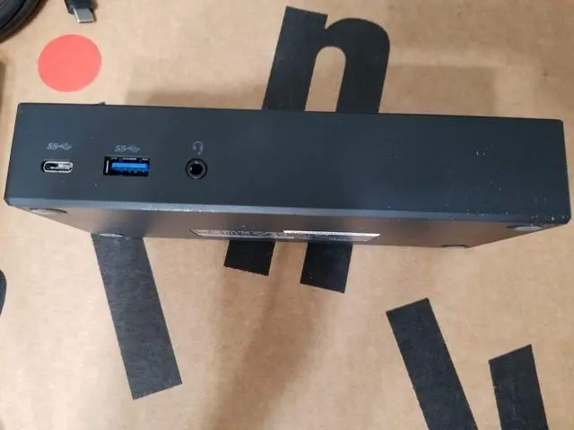 Alt view image 5 of 6 - Lenovo Thinkpad USB-C Dock US - 40A90090US Docking Station 40A9 DK1633 - OEM