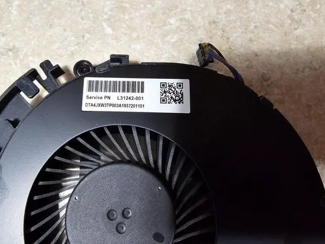 Alt view image 2 of 3 - HP Zbook 17 G6 CPU cooling fan L31242-001 TESTED SHIPS QUICKLY