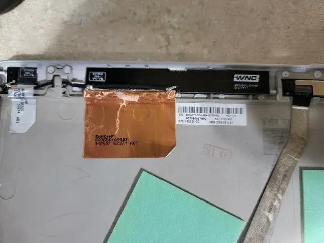 Alt view image 4 of 4 - HP EliteBook Folio 9470m 9480m Rear LCD Cover 748350-001 READ THE LISTING