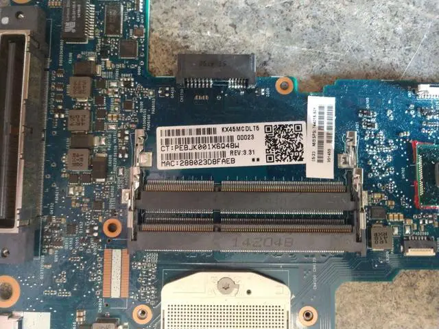 Alt view image 2 of 5 - HP ProBook 650 G1 Laptop Motherboard 6050A2566301-MB-A03 744016-001 744016-601