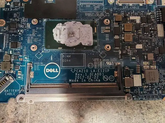 Alt view image 2 of 7 - Dell Latitude 7280 Motherboard with 2.8GHz i7-7600U Processor R5YF6 Ships Quik