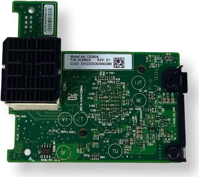 Alt view image 3 of 7 - Dell Mellanox CX380A ConnectX-3 QDR 40Gb/s Dual Port InfiniBand Mezzanine CDMG5