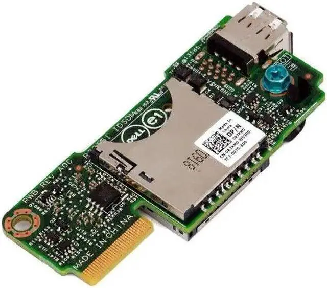 Alt view image 2 of 2 - Lot x 5 Dell PowerEdge FC430 IDSDM Riser Card USB Ports & SD Card Module R7KM0