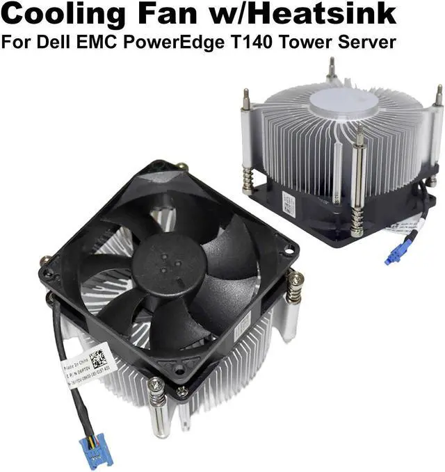 Alt view image 2 of 7 - Dell EMC PowerEdge T140 Server CPU Cooling Fan Heatsink Assembly 6PT0V K86C0