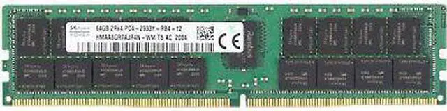 Alt view image 3 of 3 - Hynix 64GB 2Rx4 PC4-2933 Reg (HMAA8GR7AJR4N-WM-OSTK) - OEM