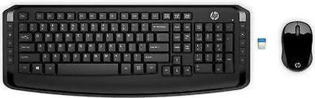 Alt view image 2 of 4 - HP Wireless Keyboard and Mouse 300, Black,,3ML04AA#ABL