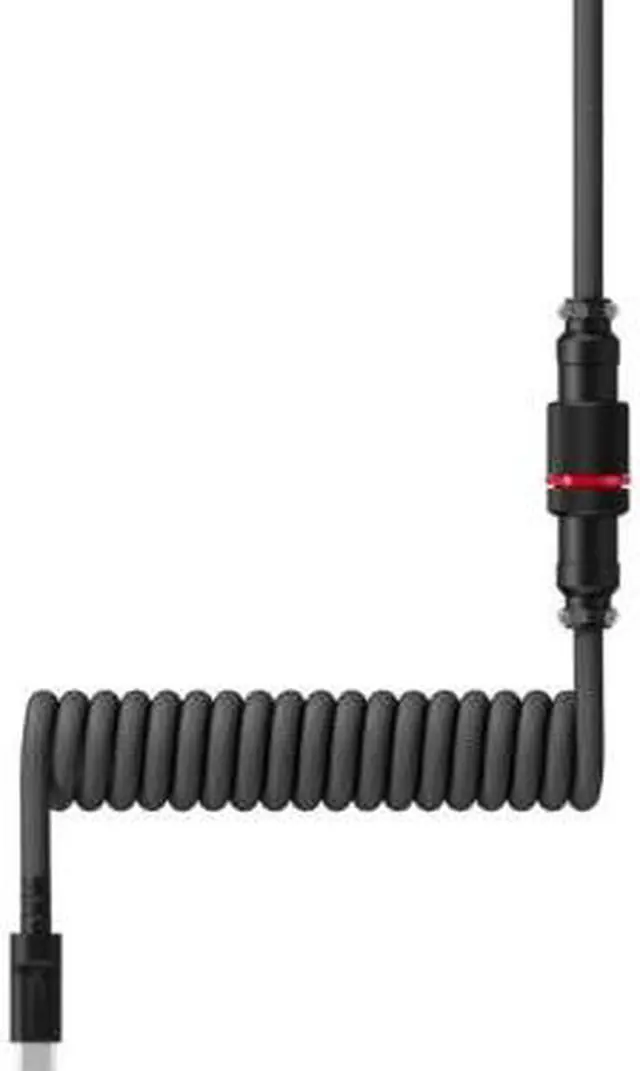 Alt view image 4 of 7 - HyperX USB-C Coiled Cable Gray-Black