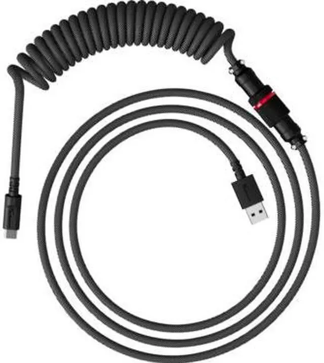 Main image of HyperX USB-C Coiled Cable Gray-Black