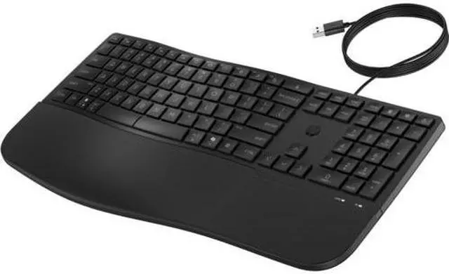 Alt view image 2 of 7 - HP 480 Comfort Wired Keyboard