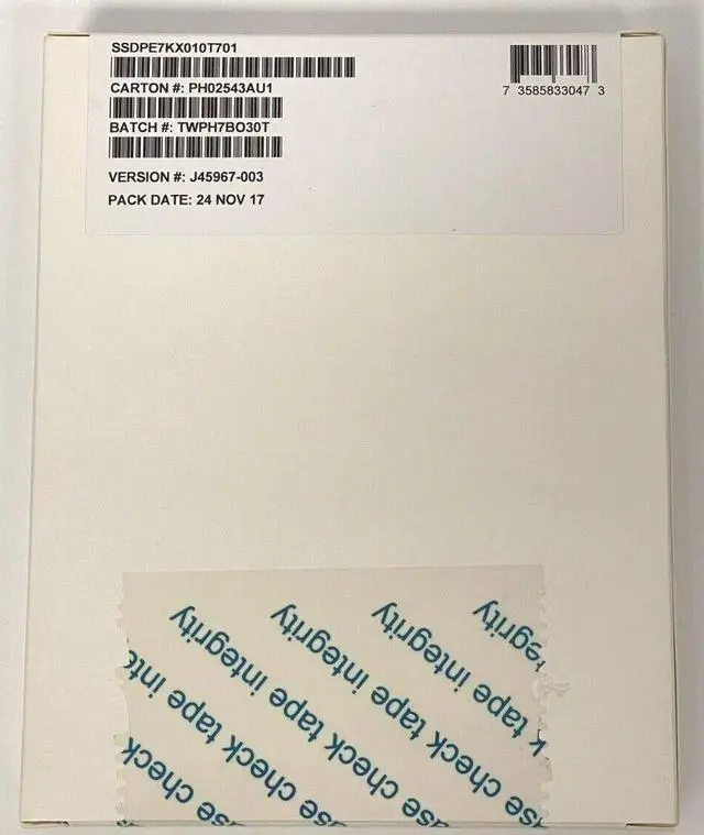 Main image of Intel SSDPE7KX010T701 DC P4501 1Tb PCI Express 3.0 x4 2.5-Inch TLC SSD