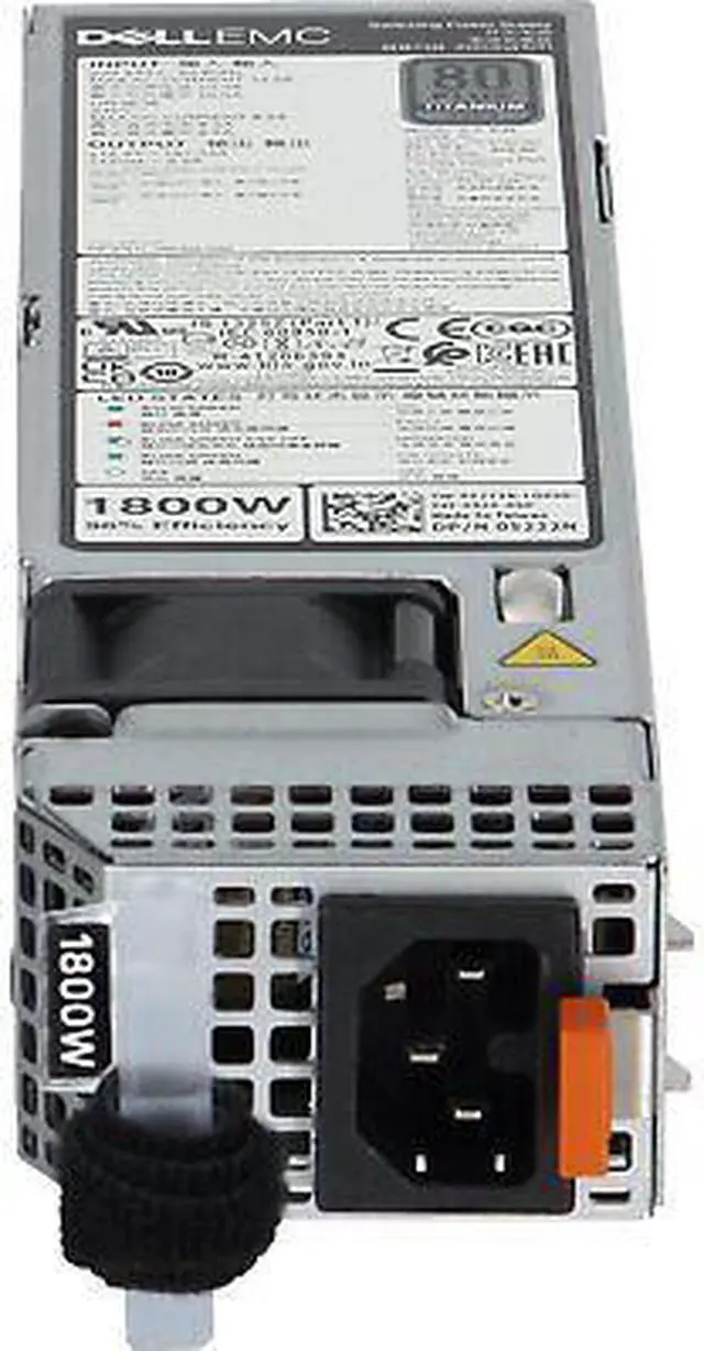 Alt view image 2 of 5 - Dell 15G/16G 1800W 80+ Titanium 60mm HLAC PSU (200-240V ONLY) (5222N)