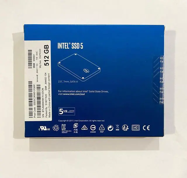 Alt view image 2 of 2 - Intel SSDSC2KW512G8X1 545S Series 512GB Internal SSD FACTORY SEALED