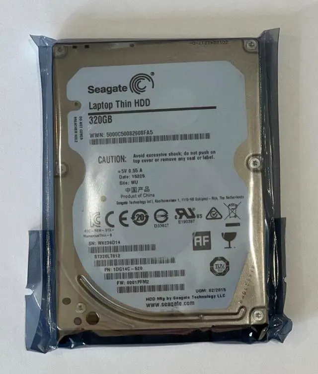 Main image of SEAGATE 320GB ST320LT012 5400RPM 16MB CACHE SATA 2.5" LAPTOP HARD DRIVE F2-1 (3)