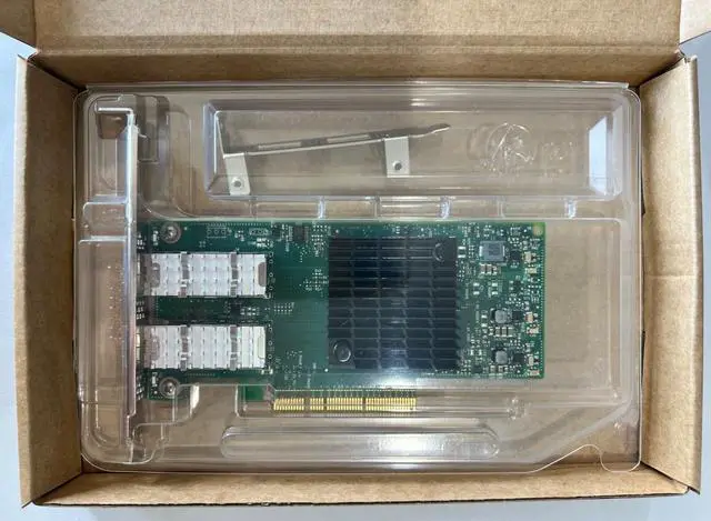 Alt view image 2 of 2 - MELLANOX CONNECTX-4 MCX4121A-XCAT 10GB/S DUAL-PORT SFP28 NETWORK INTERFACE CARD