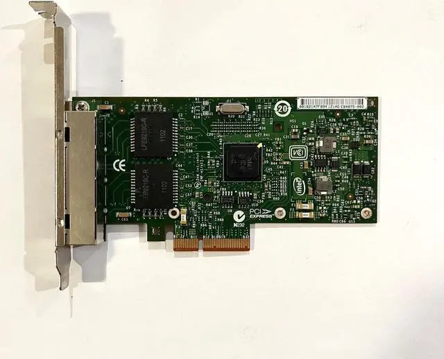Alt view image 2 of 2 - Intel I340-T4 4 Port PCIe Ethernet Server Adapter - E1G44HT
