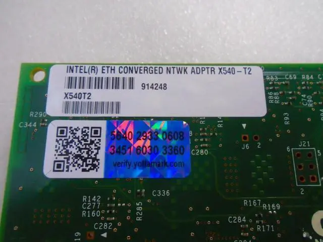 Alt view image 2 of 9 - Intel X540-T2 10G PCI-Express Dual RJ45 Ports Ethernet Network Adapter