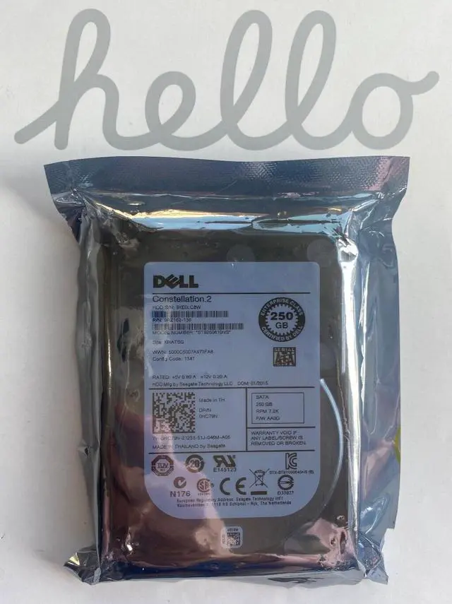 Main image of DELL SEAGATE CONSTELLATION ST9250610NS HDD 250GB 0HC79N 2.5 INCH HARD DISK DRIVE