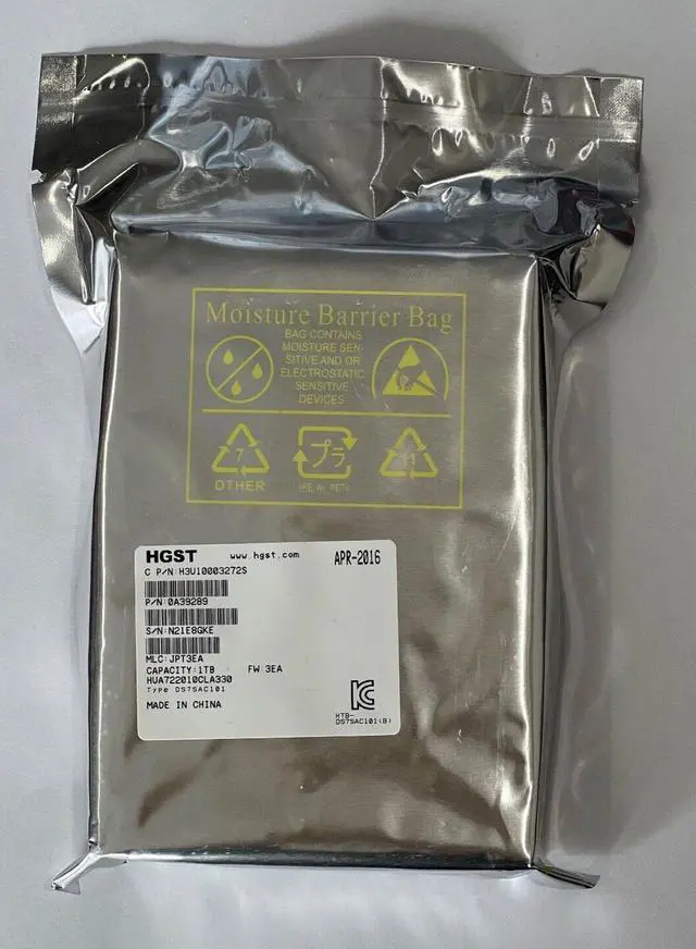 Main image of BRAND HITACHI HUA722010CLA330 1 TB 3.5 IN HGST 7200 RPM SATA II HARD DRIVE