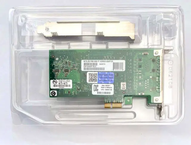 Main image of Intel EXPI9400PTBLK PRO/1000 Single Port Gigabit PCI-E Network Adapter Card
