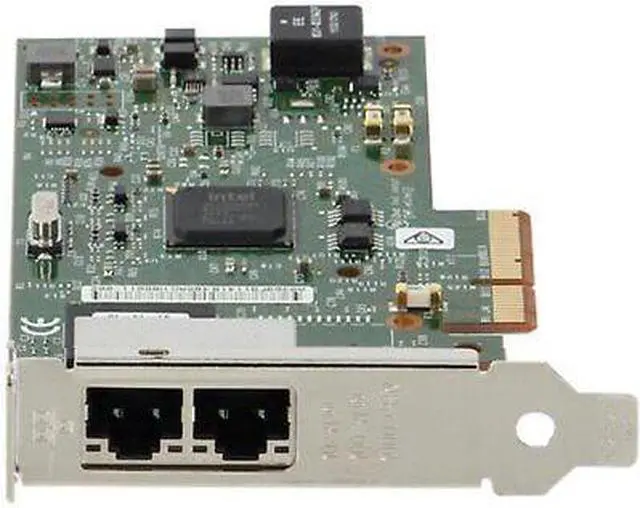 Alt view image 2 of 5 - Dell Intel I350-T2 Dual 1Gb RJ45 LP (8WWC9) - OEM